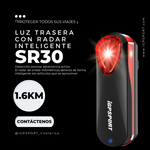 Distancia Luz Radar SR30 iGPSPORT Chile SERJAF Cycling