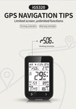 NAvegación en el Ciclocomputador GPS iGPSPORT iGS320